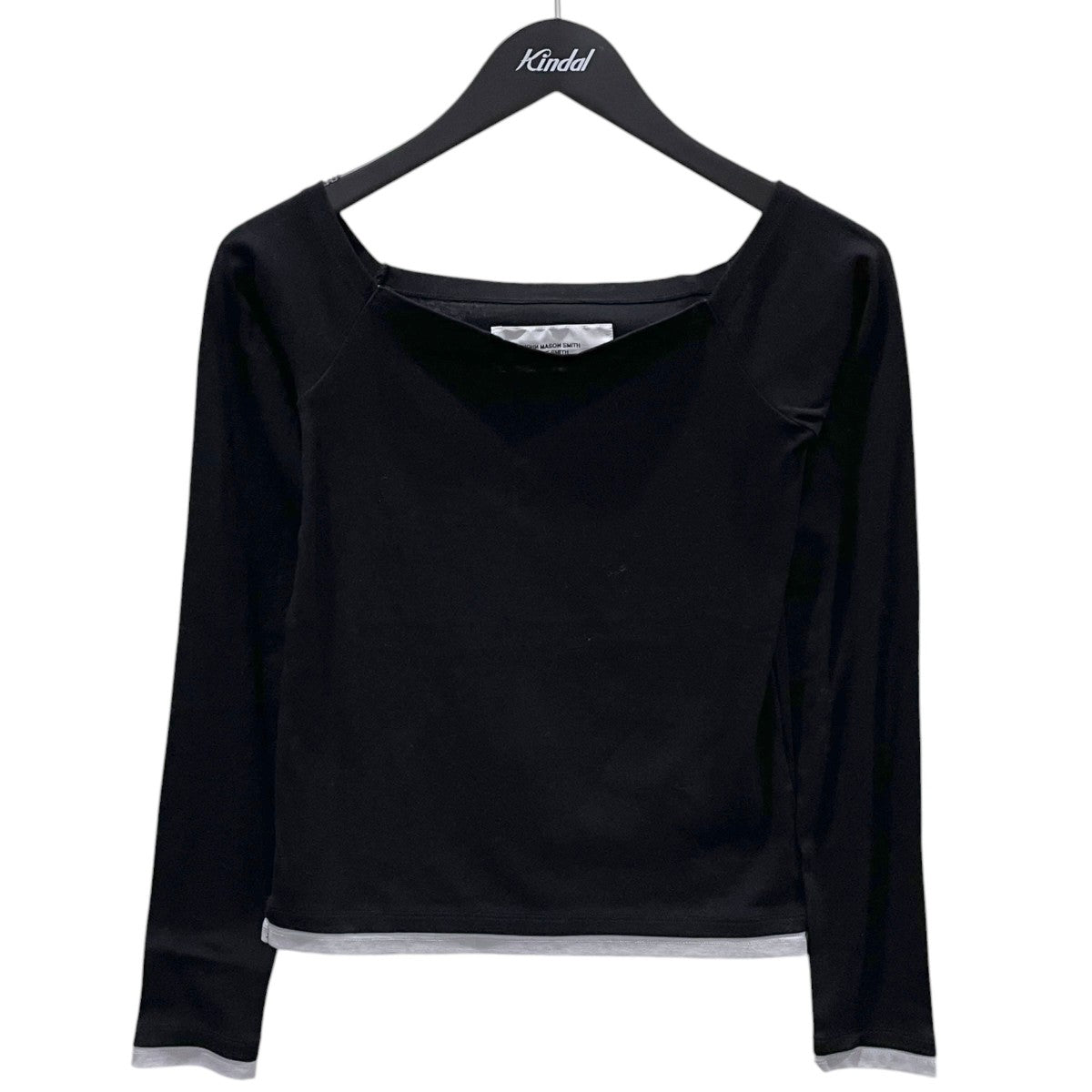 JANE SMITH 26SS オフショルダーカットソー COTTON OFF SHOULDER LAYERED PULLOVER コットン オフショルダー レイヤード プルオーバー 26SCT-#330L 古着・中古-1枚目のアイテム画像