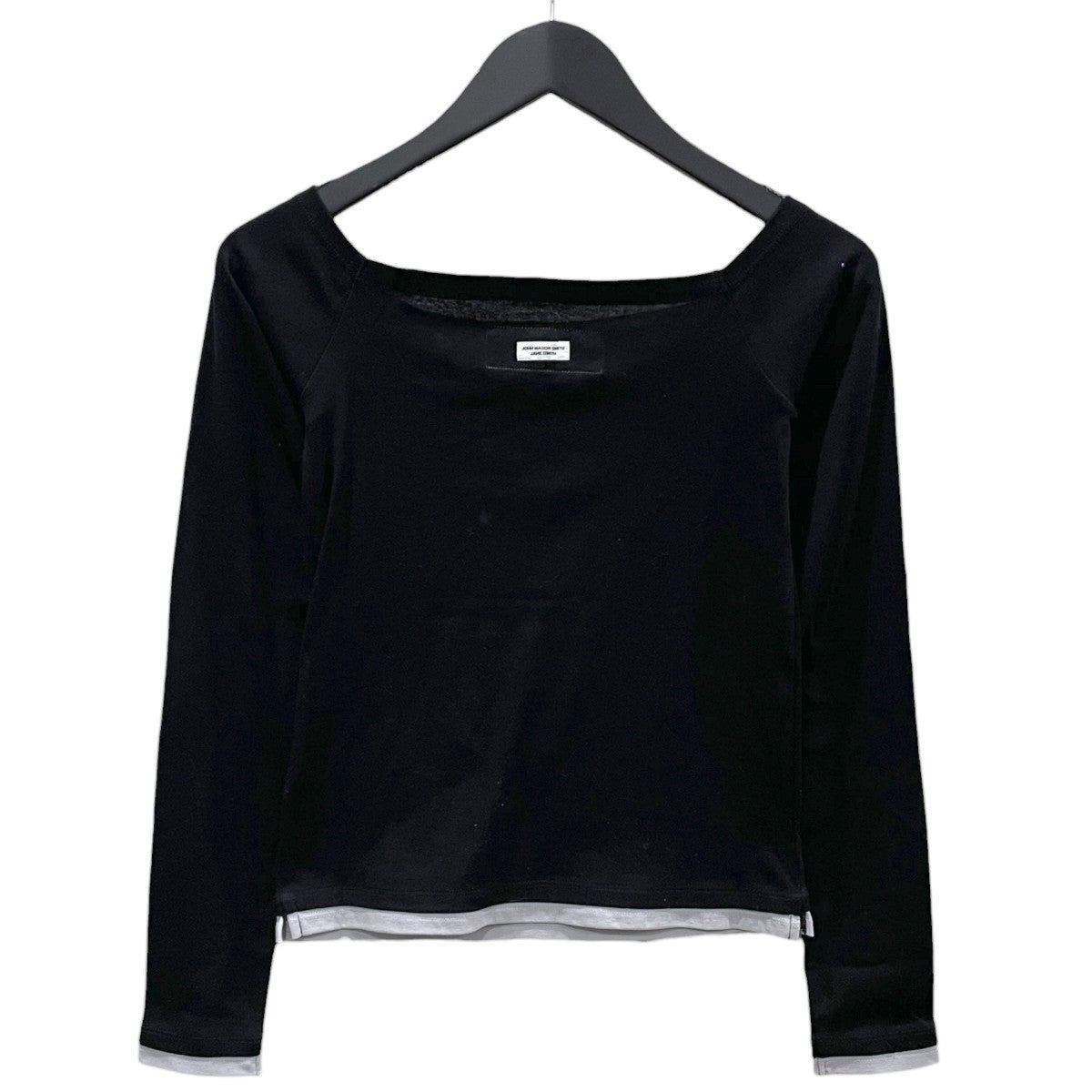 JANE SMITH 26SS オフショルダーカットソー COTTON OFF SHOULDER LAYERED PULLOVER コットン オフショルダー レイヤード プルオーバー 26SCT-#330L 古着・中古-2枚目のアイテム画像
