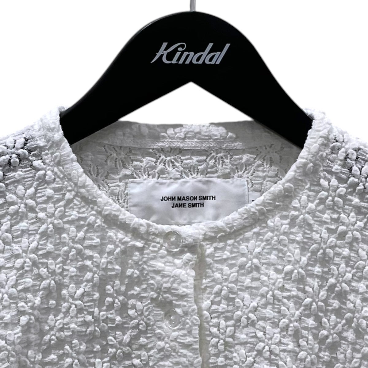 JANE SMITH 26SS フラワーレースコンビカーディガン NYLON COTTON FLOWER LACE TULLE COMBI CARDIGAN 26SCT-#459L 古着・中古-3枚目のアイテム画像