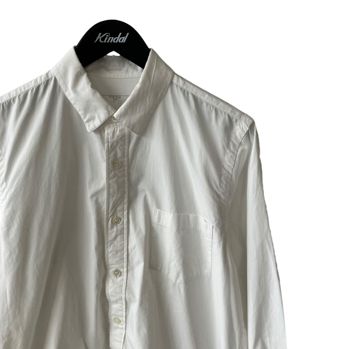 sacai DRAWSTRING COTTON POPLIN長袖シャツSCM-012 古着・中古-3枚目のアイテム画像
