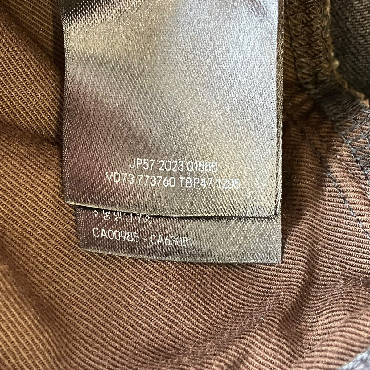 BALENCIAGA 24SSGARDE-ROBE BOOTCUTデニムパンツ773760 TBP47 古着・中古-7枚目のアイテム画像