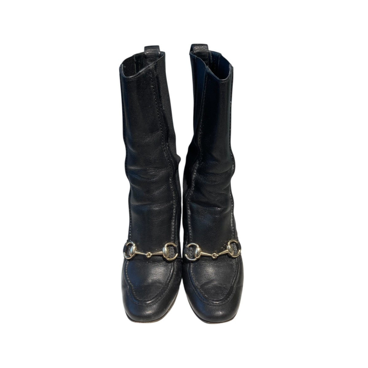 GUCCI ホースビットサイドゴアアンクルブーツ163415 古着・中古-3枚目のアイテム画像