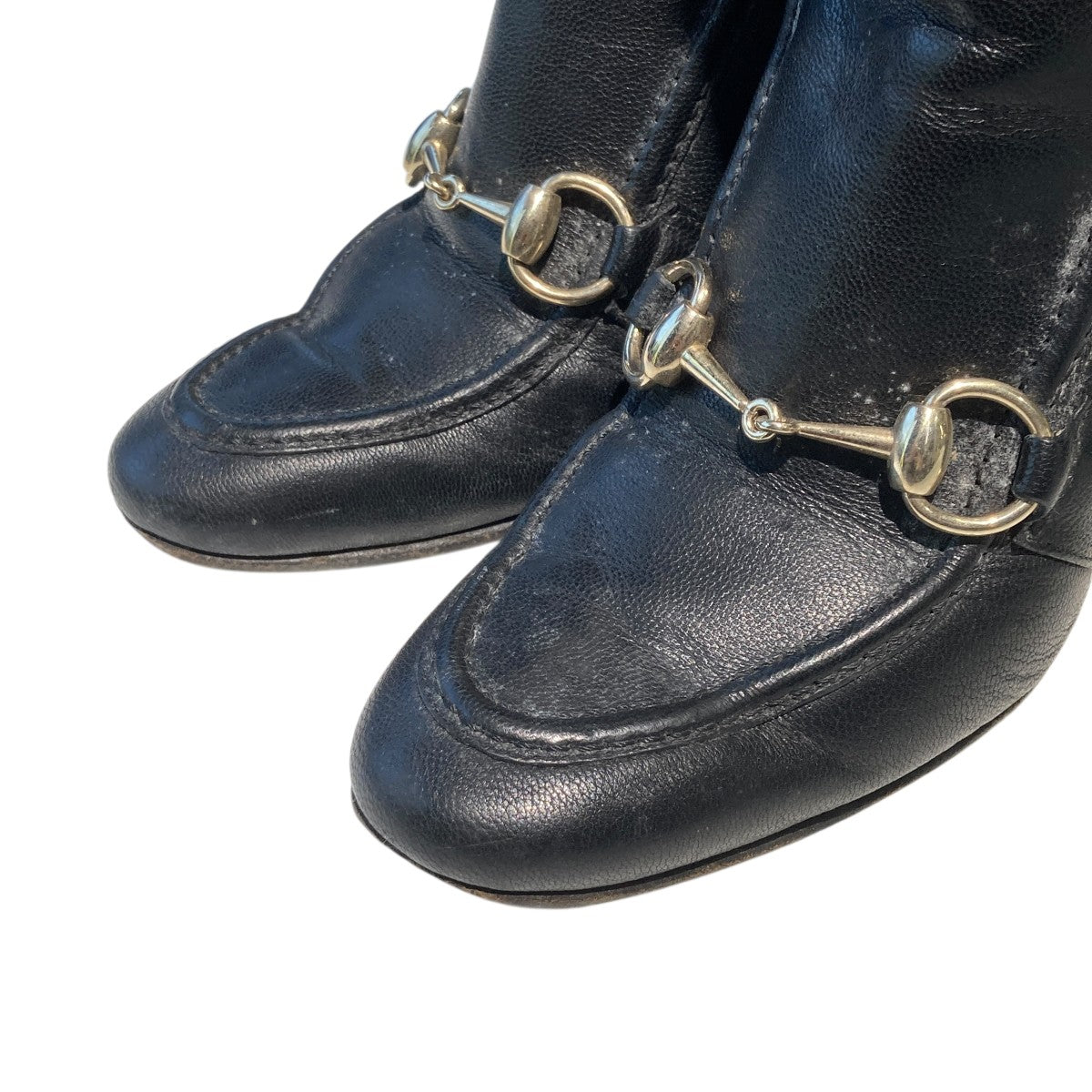 GUCCI ホースビットサイドゴアアンクルブーツ163415 古着・中古-7枚目のアイテム画像