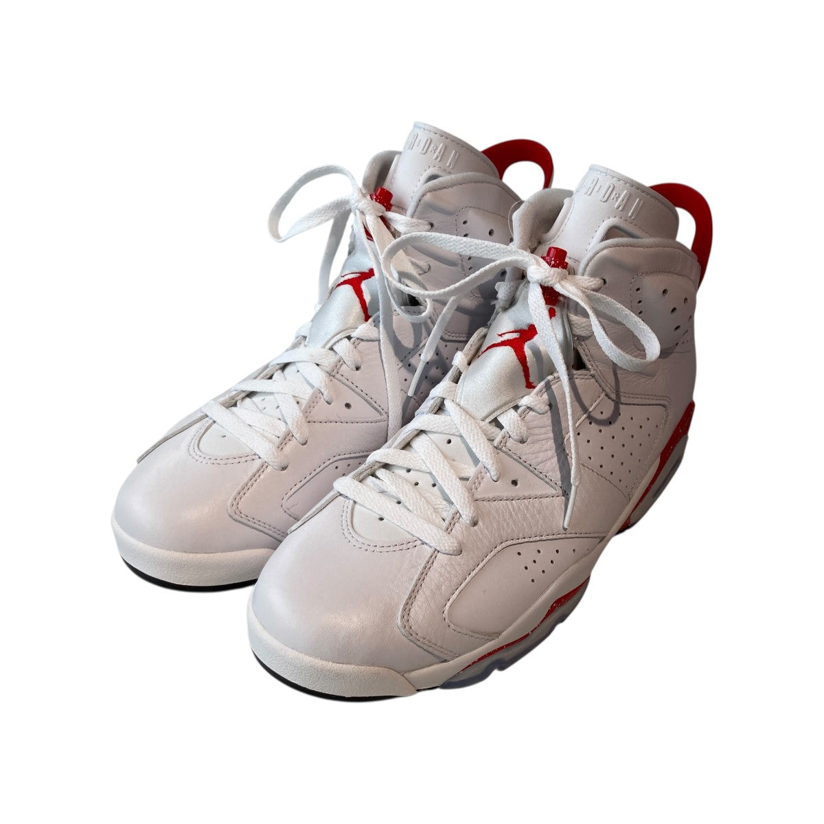 Air Jordan 6 White and University Red／Red OreoスニーカーCT8529-162