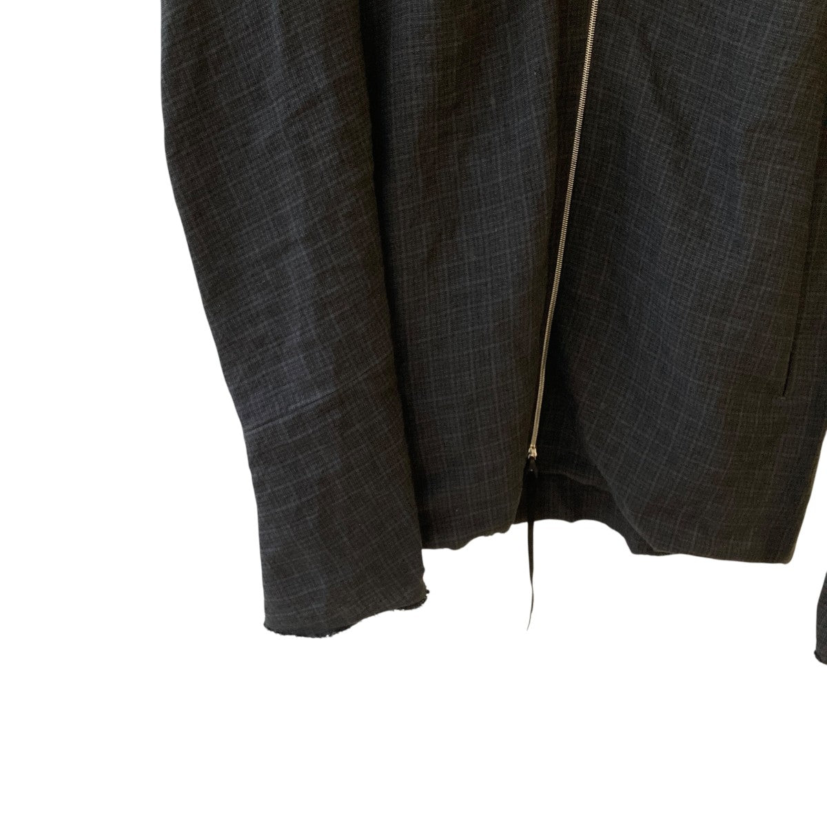 m．a+ exclusive zipped tall collar shirt jacketジャケットH252DZ/P LWV 古着・中古-4枚目のアイテム画像