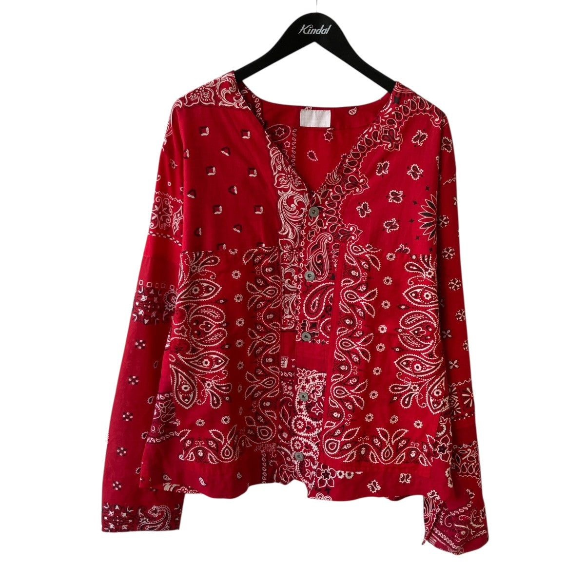 changes REMAKE VINTAGE BANDANA ENGINEER長袖シャツ 古着・中古-1枚目のアイテム画像
