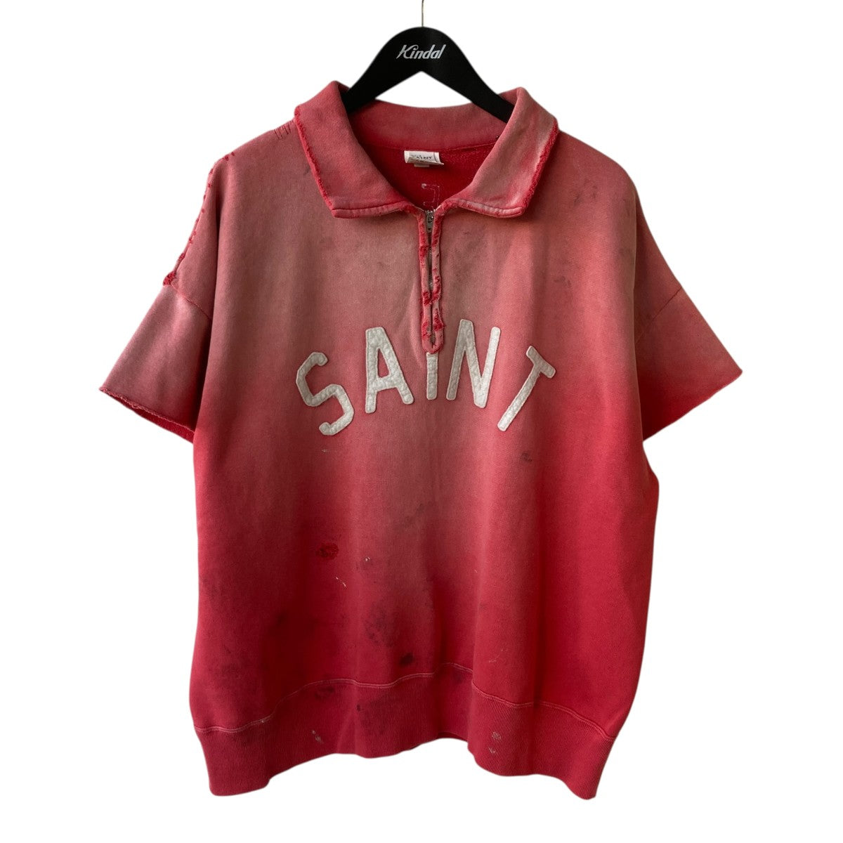 SAINT MICHAEL 26SSSAINT HALF ZIP SWEATハーフジップシャツSM-MK8-0000-053 古着・中古-1枚目のアイテム画像