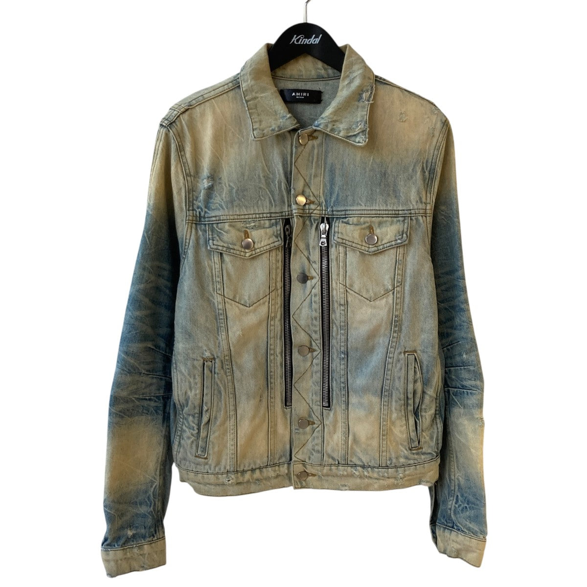 AMIRI ダメージ加工デニムジャケット 古着・中古-1枚目のアイテム画像