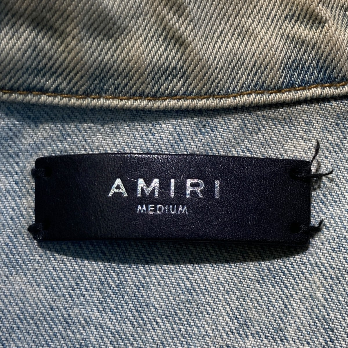 AMIRI(アミリ) ダメージ加工デニムジャケット スカイブルー サイズ M