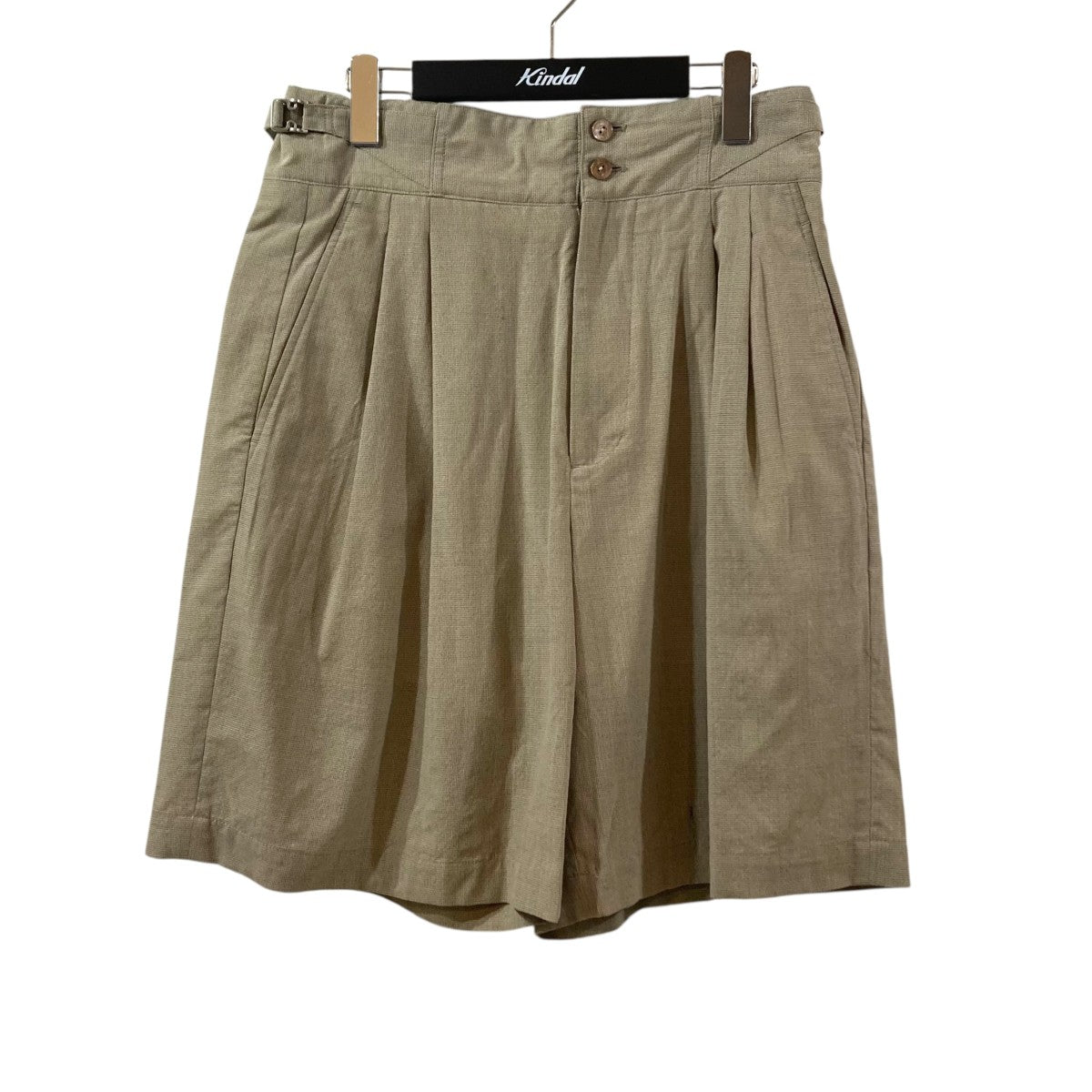 TWO TUCKS WIDE SHORTSハーフパンツIH25SS-P031-NDC