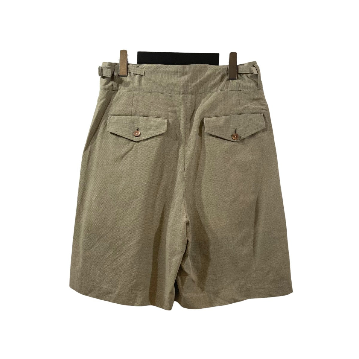 TWO TUCKS WIDE SHORTSハーフパンツIH25SS-P031-NDC