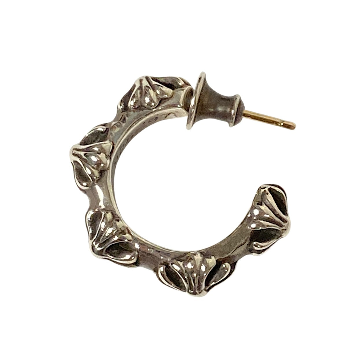 CHROME HEARTS HOOP CROSS SML片耳用ピアス2358-304-6500-9100 古着・中古-2枚目のアイテム画像