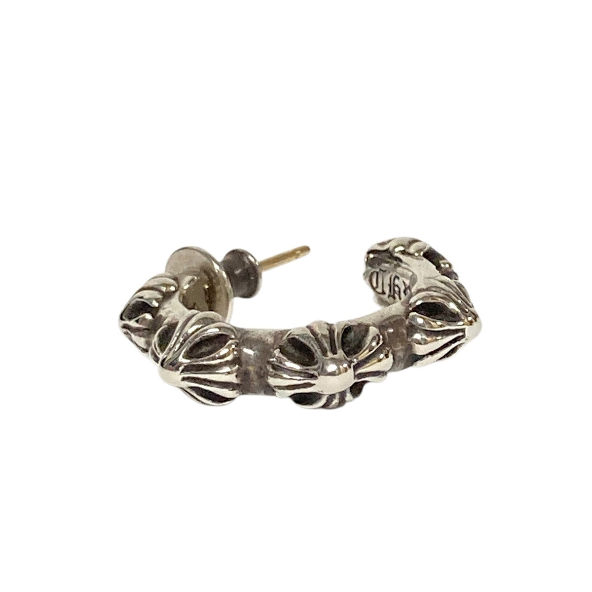 CHROME HEARTS HOOP CROSS SML片耳用ピアス2358-304-6500-9100 古着・中古-3枚目のアイテム画像