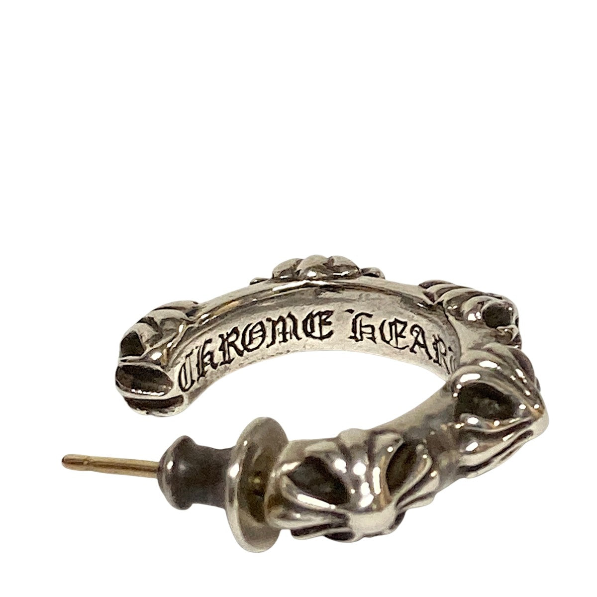 CHROME HEARTS HOOP CROSS SML片耳用ピアス2358-304-6500-9100 古着・中古-5枚目のアイテム画像