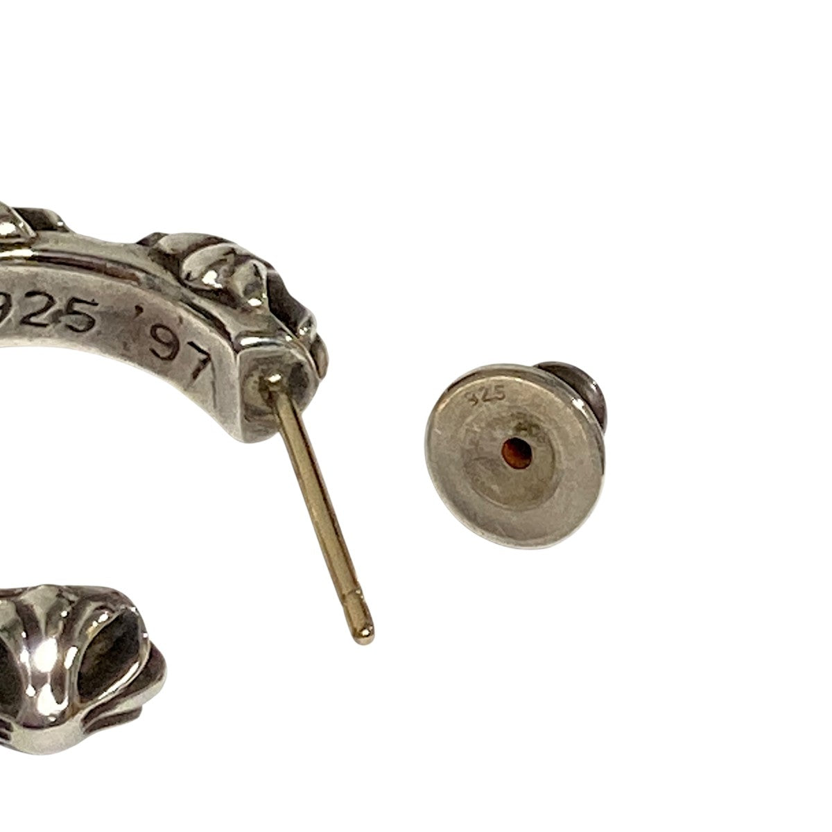 CHROME HEARTS HOOP CROSS SML片耳用ピアス2358-304-6500-9100 古着・中古-6枚目のアイテム画像