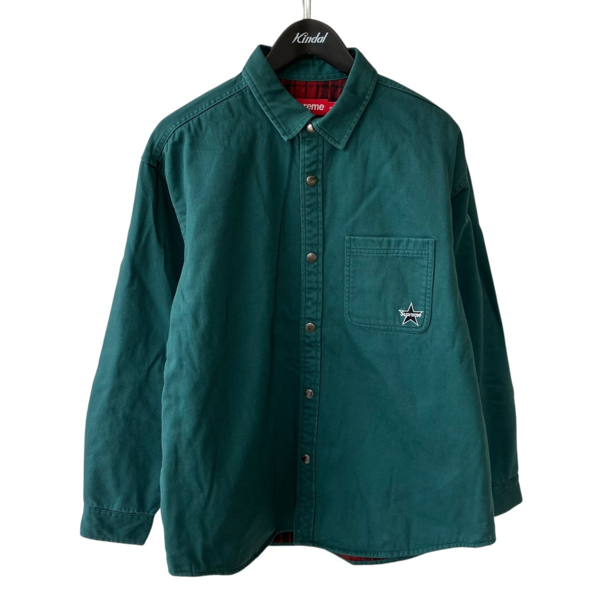 Supreme 25AWQuilted Lined Denim Snap Shirtシャツ 古着・中古-1枚目のアイテム画像