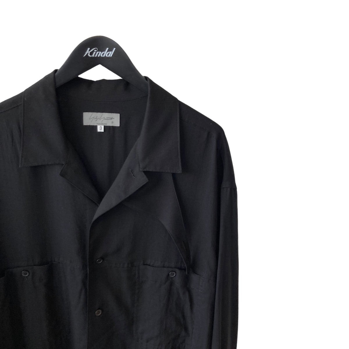Yohji Yamamoto pour homme 長袖シャツHJ-B10-201 古着・中古-3枚目のアイテム画像