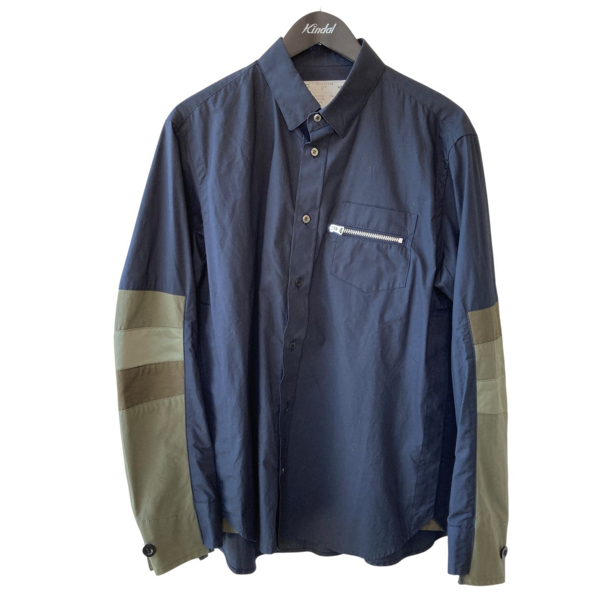 sacai Typewriter Grosgrain Shirt長袖シャツ21-02534M 古着・中古-1枚目のアイテム画像