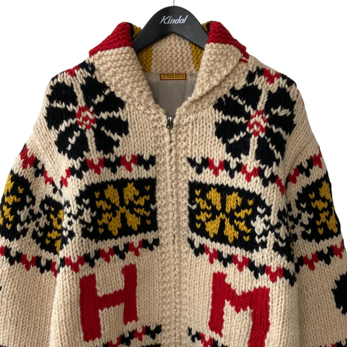 HUMAN MADE COWICHAN JACKETカウチンニットカーディガンHM30JK044 古着・中古-2枚目のアイテム画像