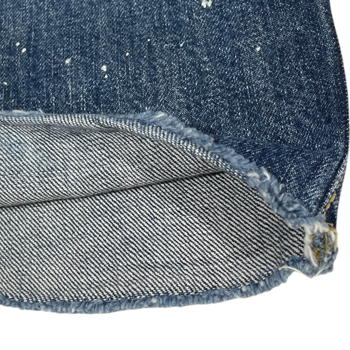 カットオフダメージ加工デニムパンツ Cut-off Denim Pants 3220600042