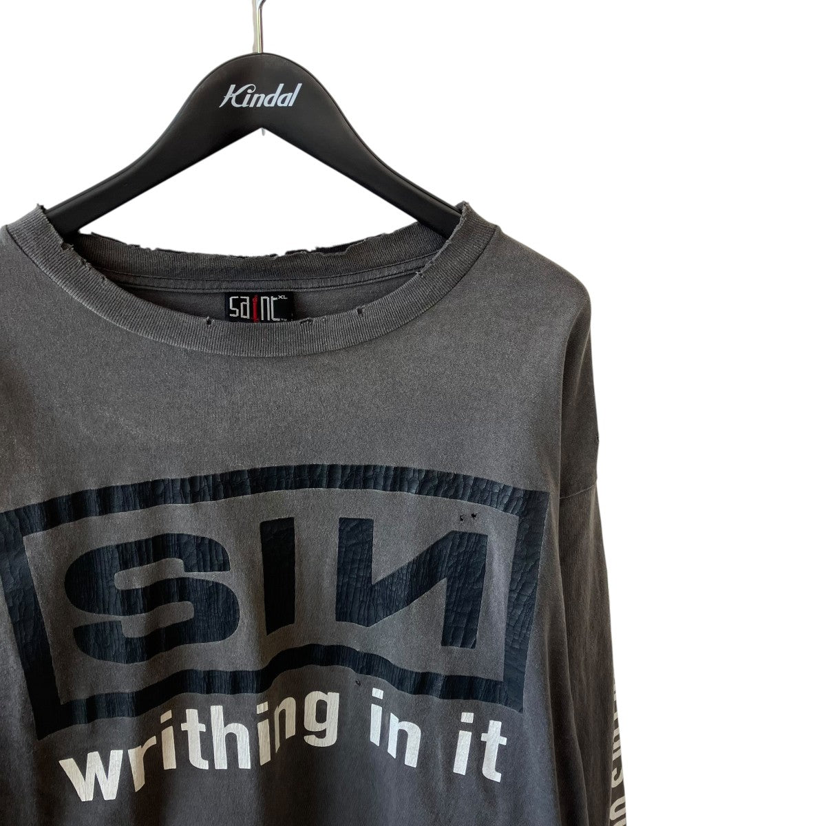 SAINT MICHAEL LS TEE SIN長袖TシャツSM-A22-0000-012 古着・中古-3枚目のアイテム画像