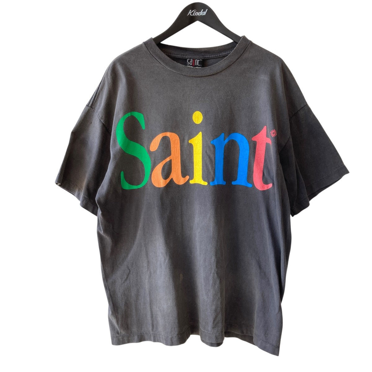 SAINT MICHAEL カラフルロゴプリントTシャツSM-YS8-0000-001 古着・中古-1枚目のアイテム画像