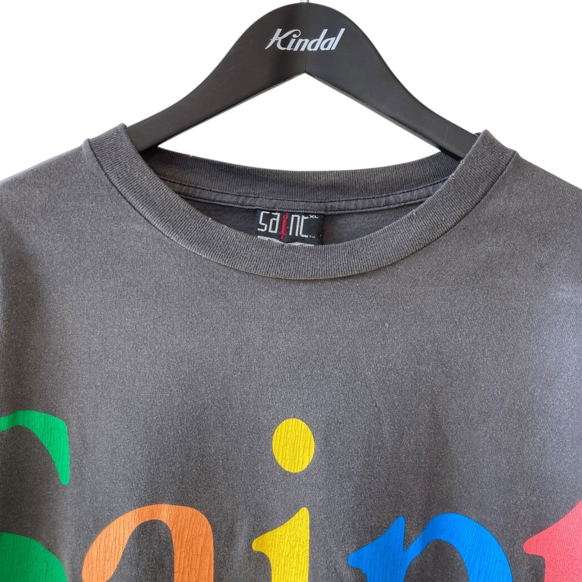 SAINT MICHAEL カラフルロゴプリントTシャツSM-YS8-0000-001 古着・中古-3枚目のアイテム画像