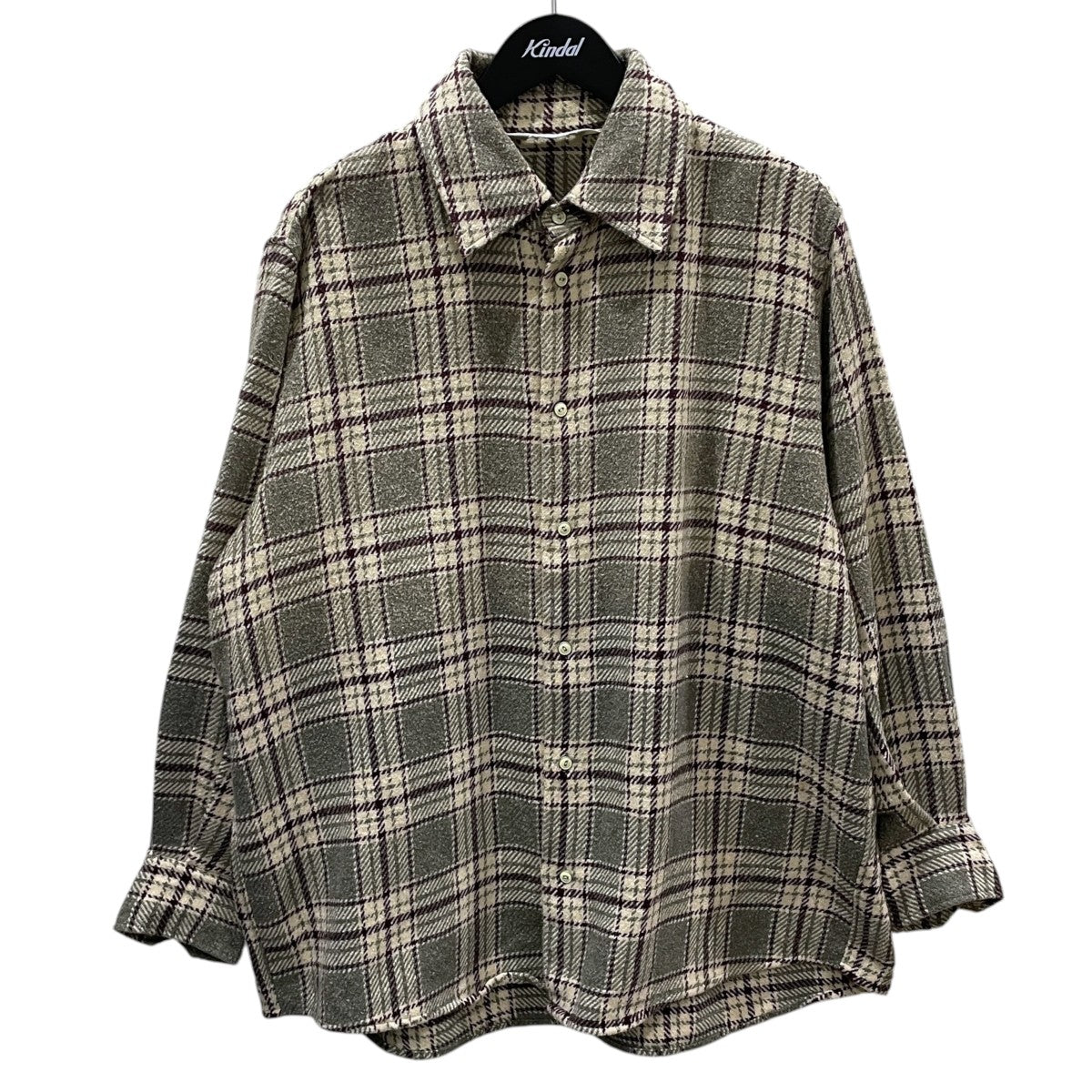 24AW 加工チェック柄シャツ Used Wash Old Style Check Shirt ユーズド ウォッシュ チェックシャツ 964059