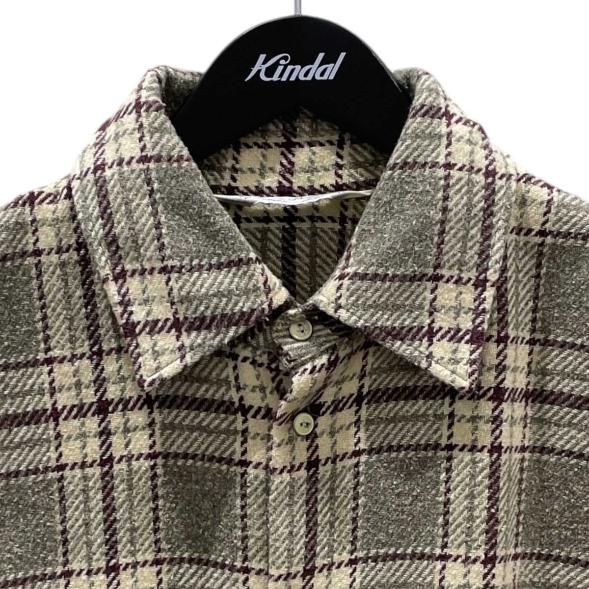 24AW 加工チェック柄シャツ Used Wash Old Style Check Shirt ユーズド ウォッシュ チェックシャツ 964059