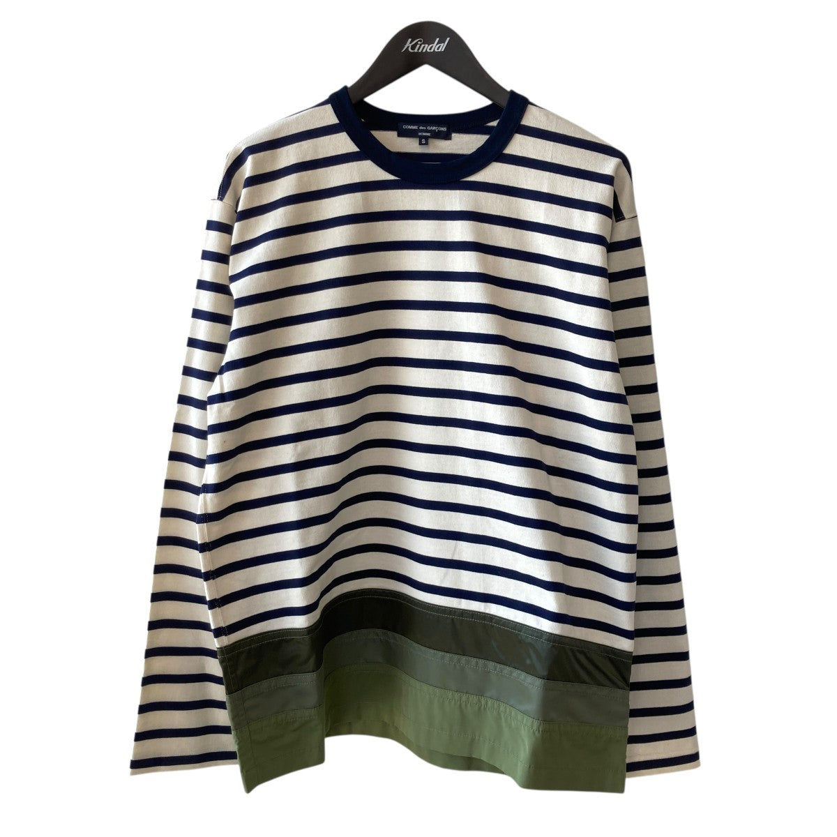 COMME des GARCONS HOMME ボーダーTシャツHF-T005 古着・中古-1枚目のアイテム画像
