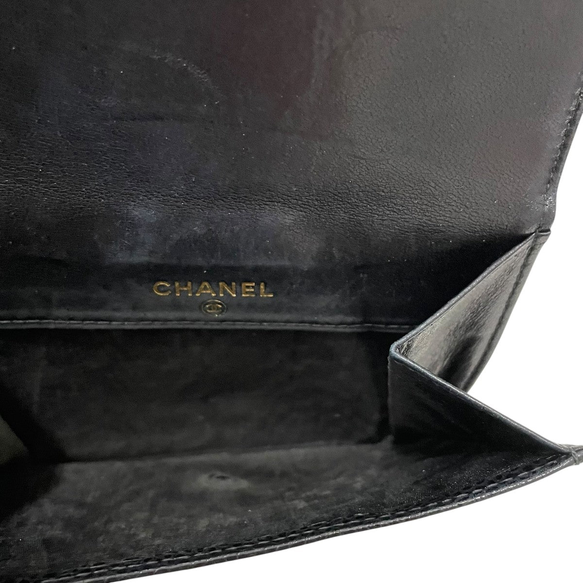 CHANEL ココマーク キャビアスキン2つ折り財布 古着・中古-6枚目のアイテム画像