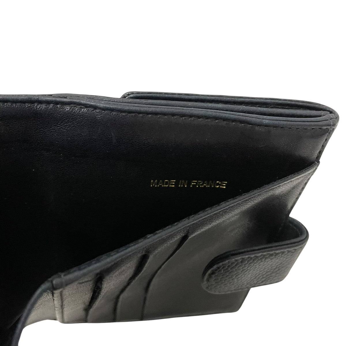 CHANEL ココマーク キャビアスキン2つ折り財布 古着・中古-7枚目のアイテム画像