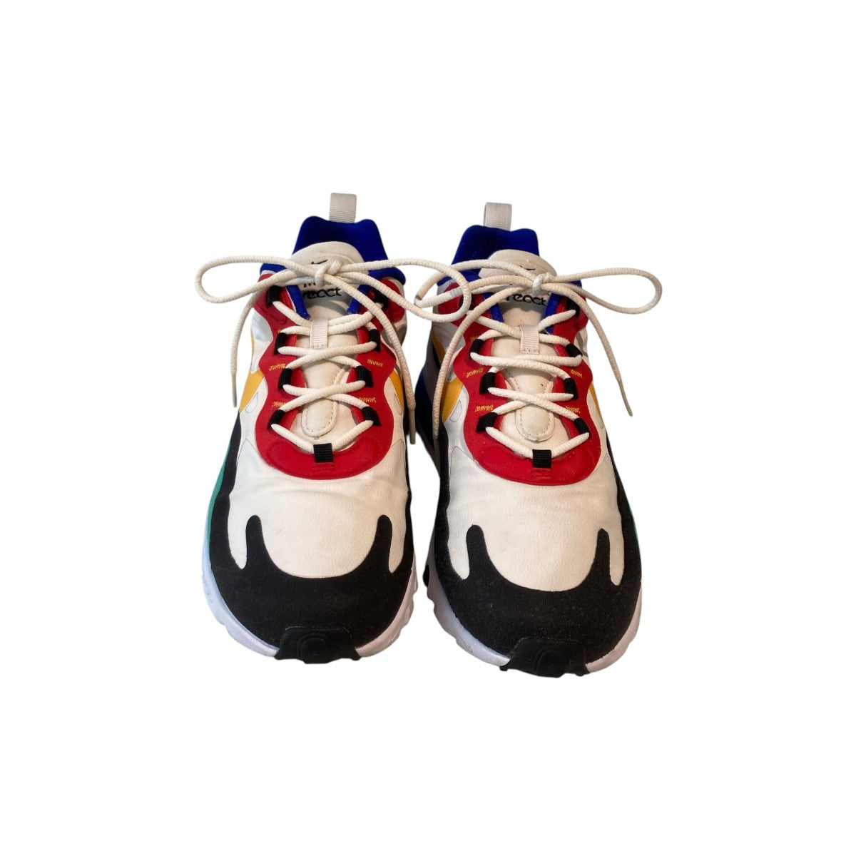 NIKE Air Max 270 React Phantom／University Gold／University RedローカットスニーカーAO4971-002 古着・中古-3枚目のアイテム画像