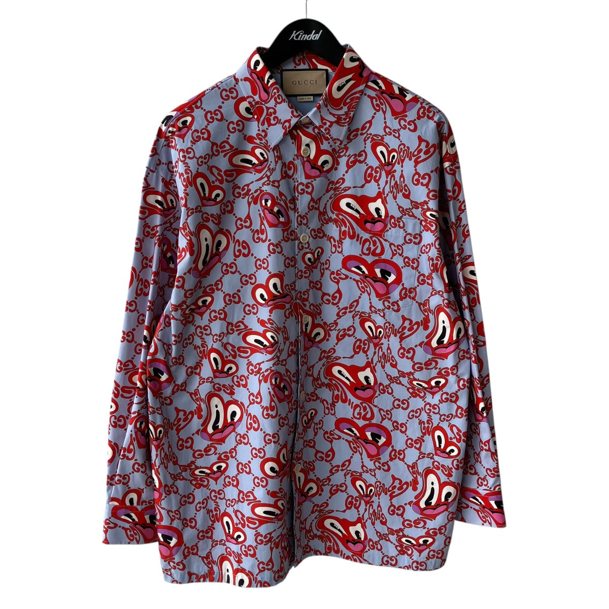 GUCCI Hattie Stewart総柄シャツ777302 ZAQEC 古着・中古-1枚目のアイテム画像