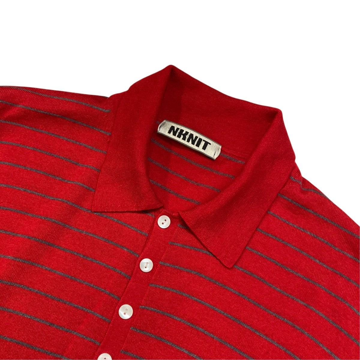 NKNIT ボーダーポロシャツN25AW-025 古着・中古-3枚目のアイテム画像
