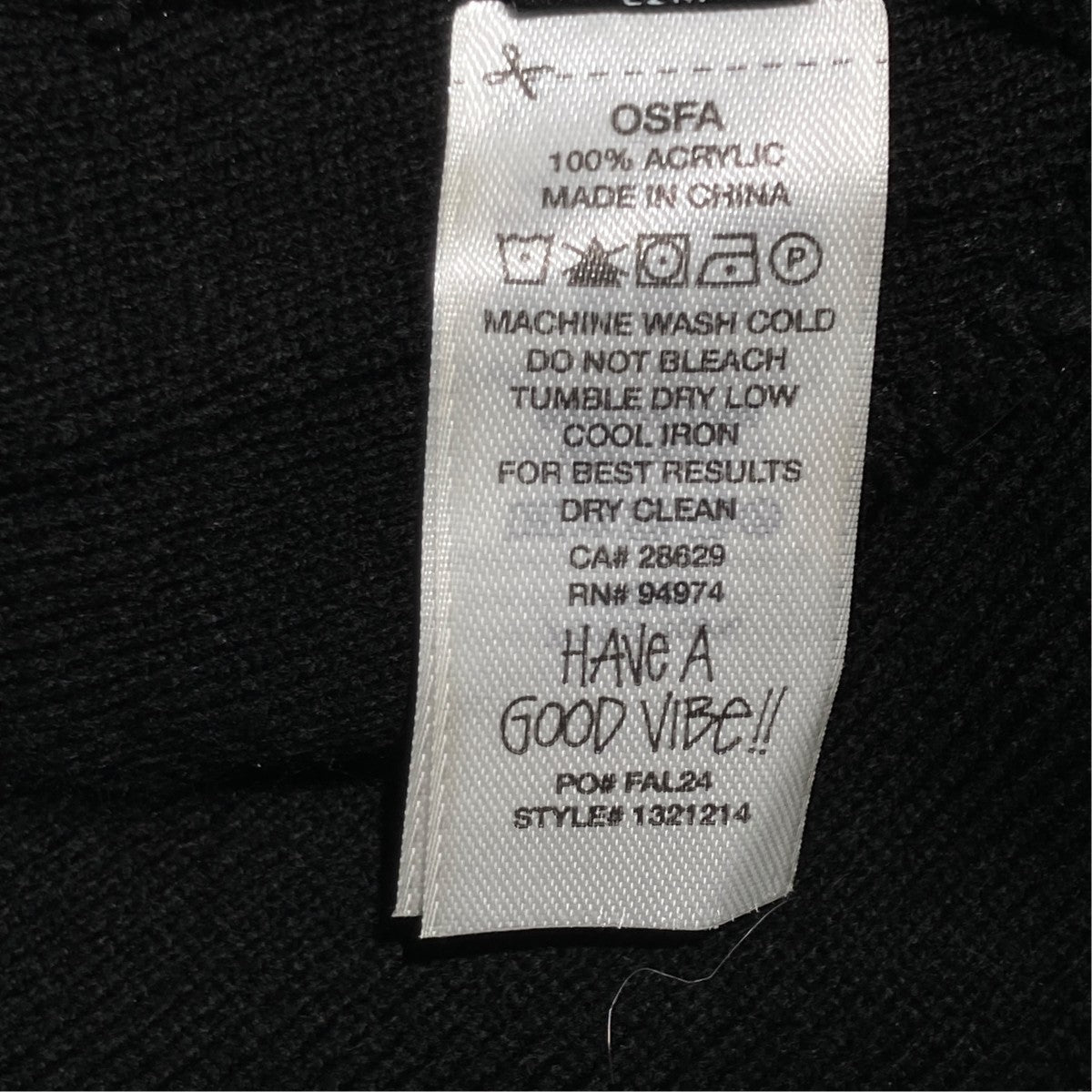 stussy ニット帽1321214 古着・中古-4枚目のアイテム画像