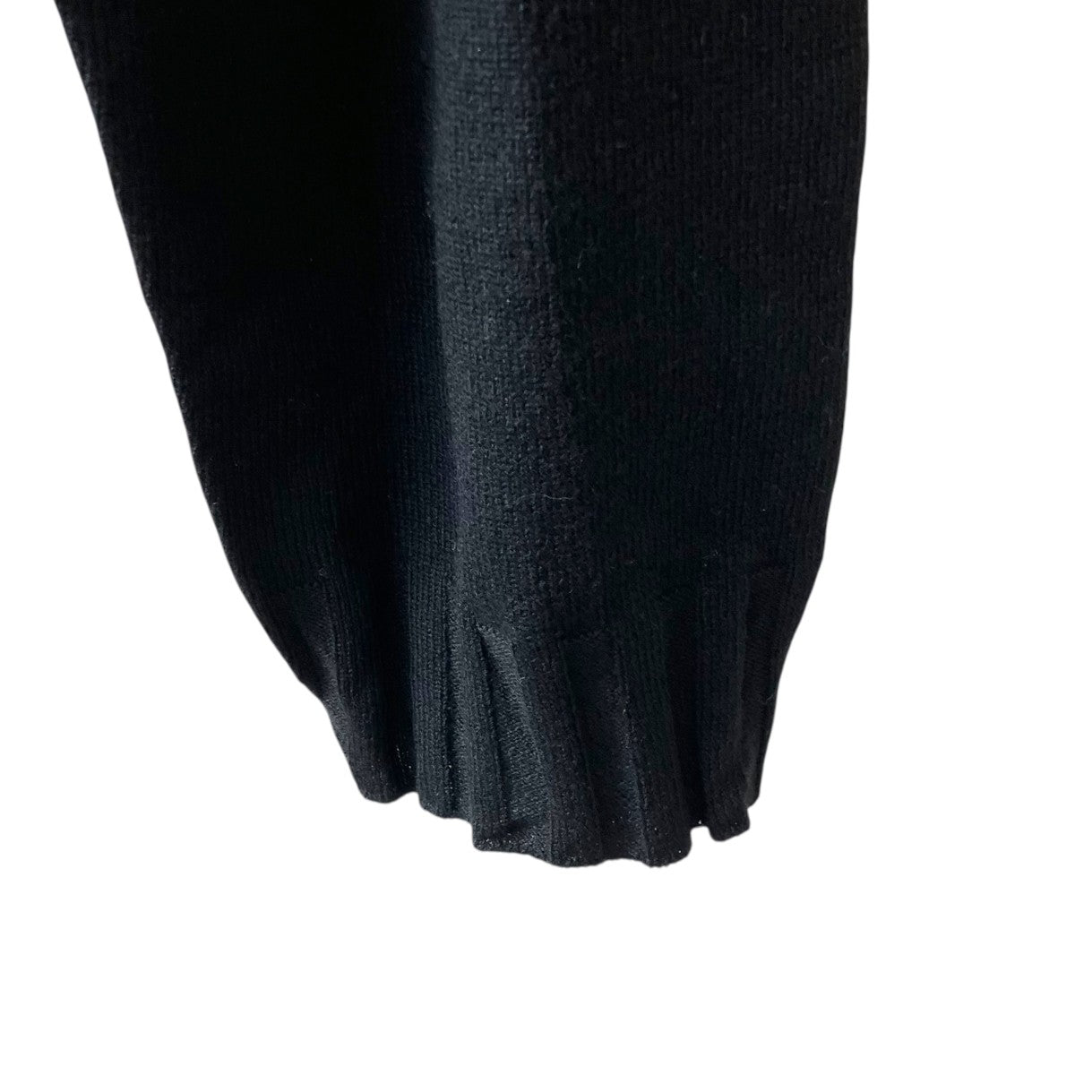 lambs wool cropped crewneckニットセーターsk.0002bAW23