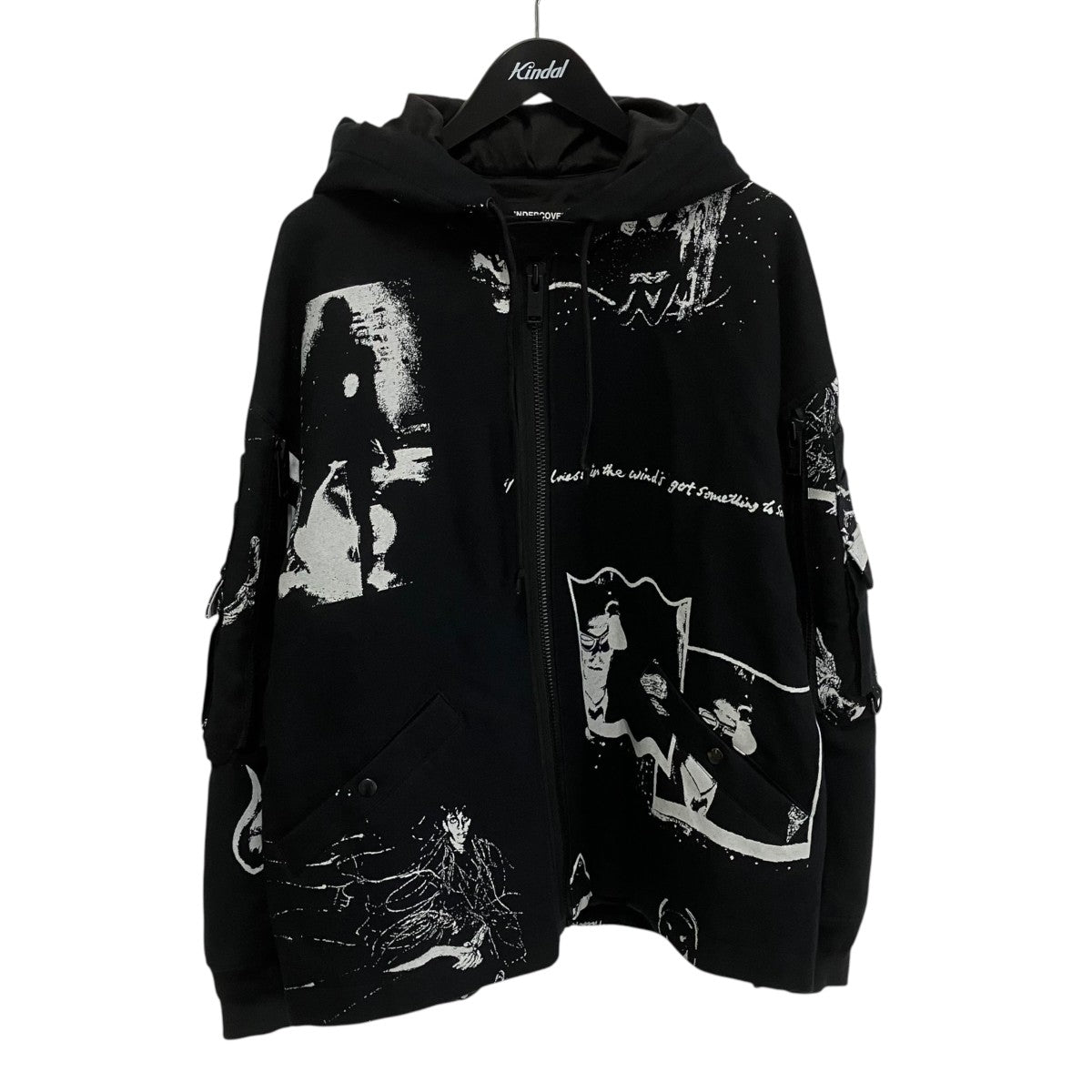 UNDERCOVER 19SSフードジャケットUCW4205-1 古着・中古-1枚目のアイテム画像
