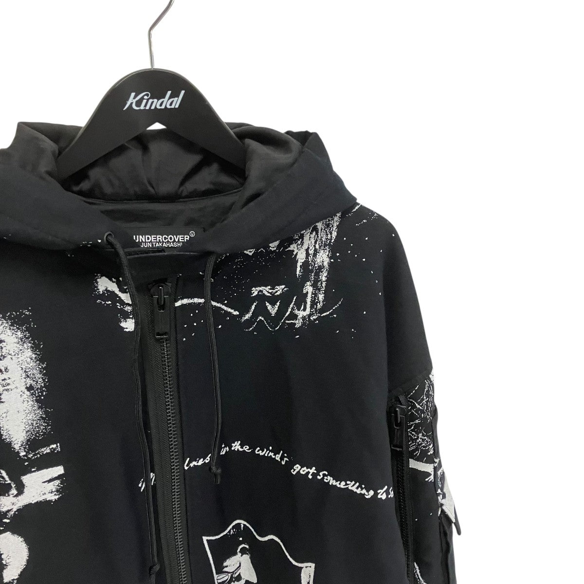 UNDERCOVER 19SSフードジャケットUCW4205-1 古着・中古-3枚目のアイテム画像
