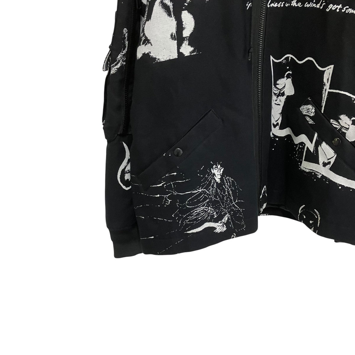 UNDERCOVER 19SSフードジャケットUCW4205-1 古着・中古-4枚目のアイテム画像