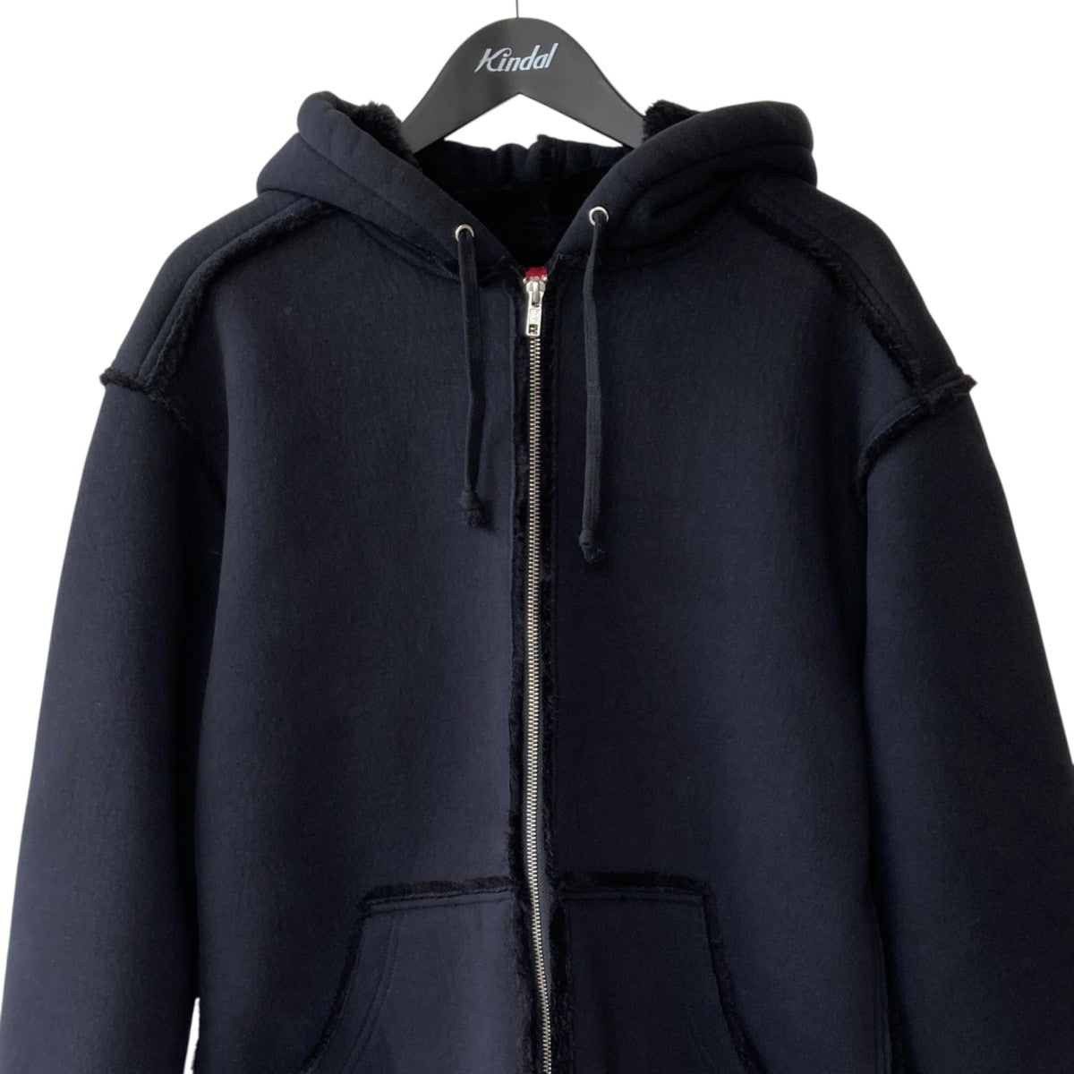 Supreme FAUX SHERLLINGフーデッドジャケット 古着・中古-2枚目のアイテム画像