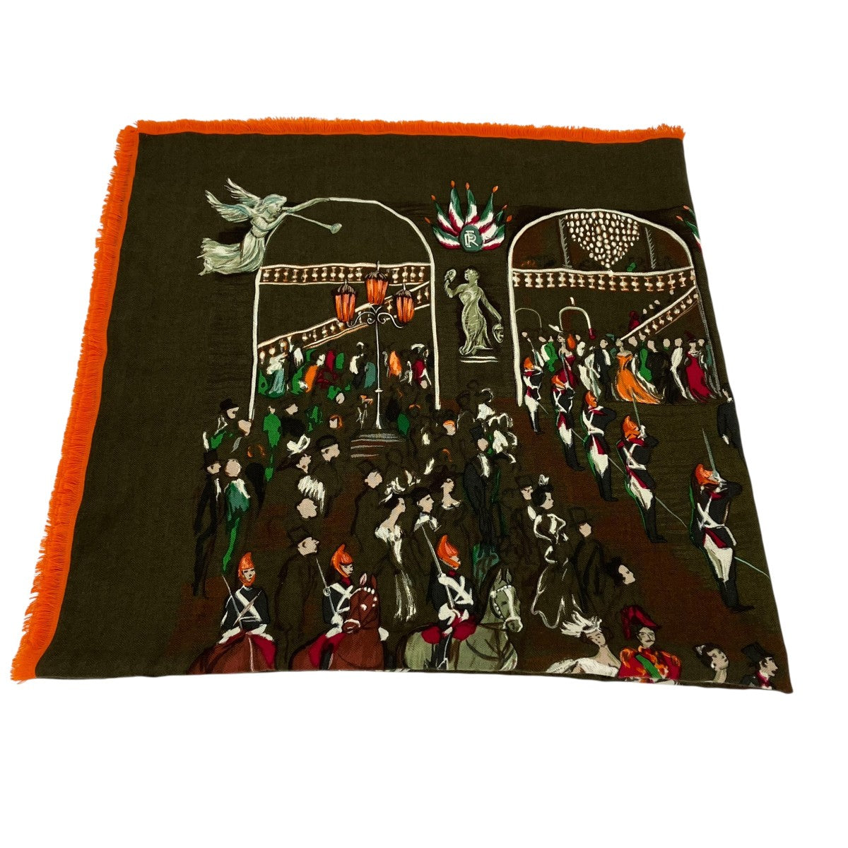 HERMES カレ90 ガラの夕べスカーフ 古着・中古-1枚目のアイテム画像