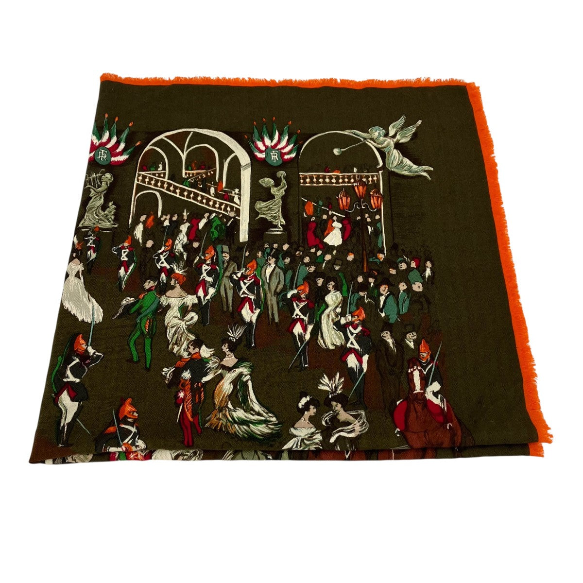 HERMES カレ90 ガラの夕べスカーフ 古着・中古-2枚目のアイテム画像