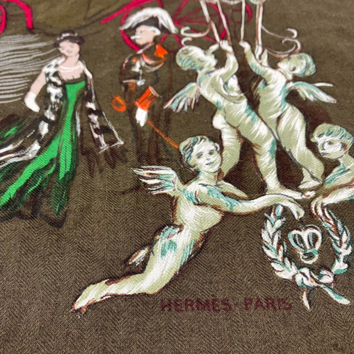HERMES カレ90 ガラの夕べスカーフ 古着・中古-7枚目のアイテム画像