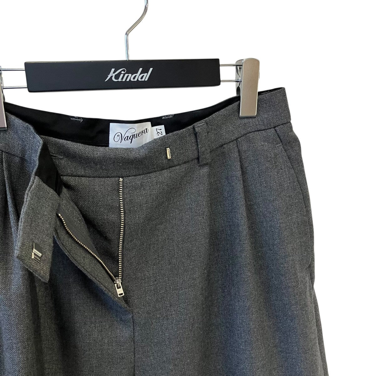 VAQUERA 25AWCHOPPED TROUSERS WOVENスラックスVAQ10P005 古着・中古-3枚目のアイテム画像
