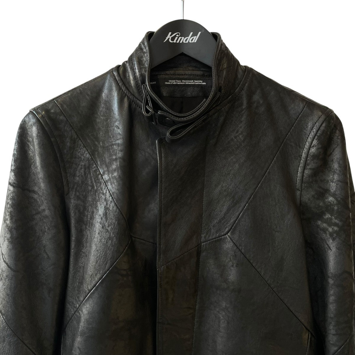 JULIUS 26SSPrism Leather Jacketレザージャケット927BLM1 古着・中古-3枚目のアイテム画像