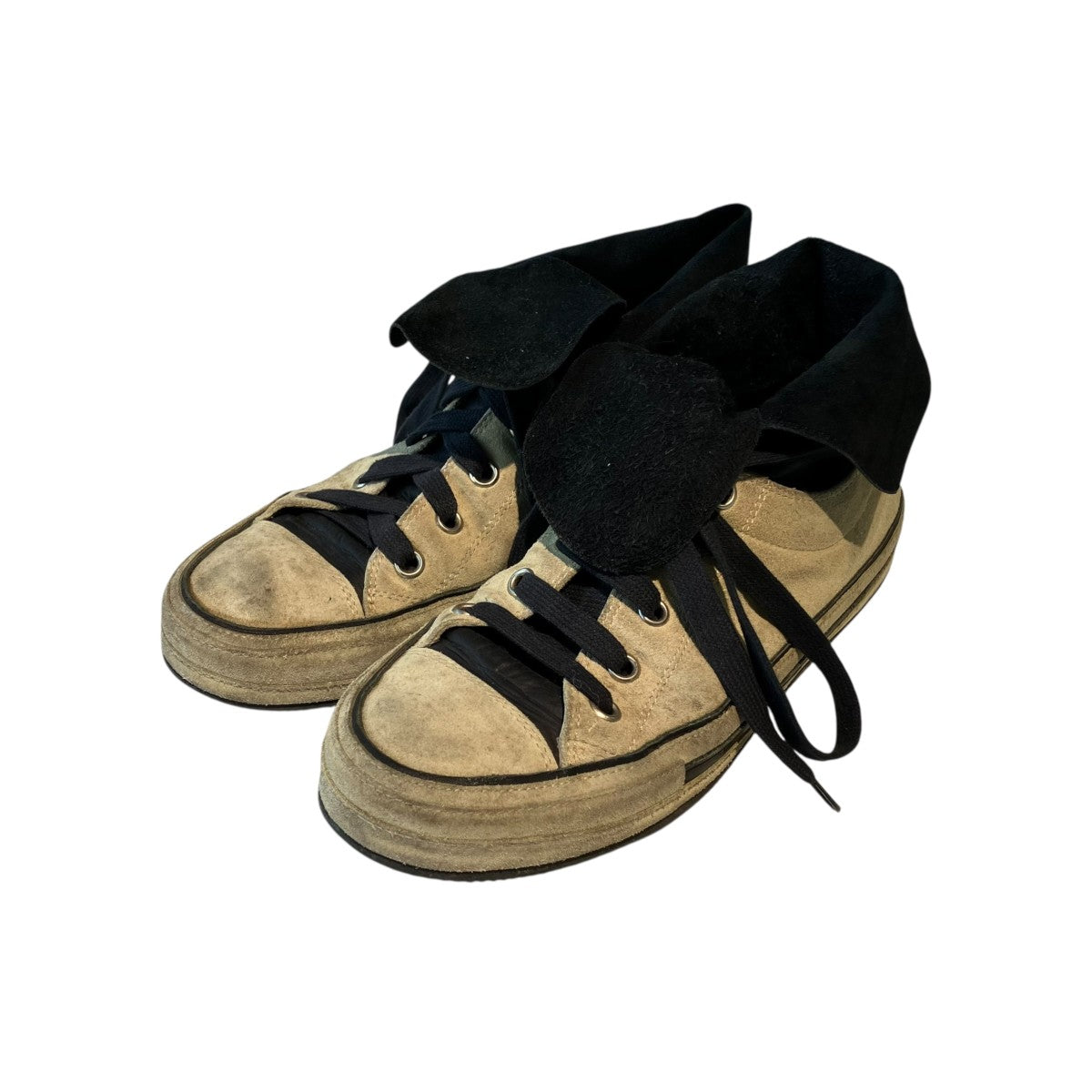 ANN DEMEULEMEESTER SUEDEスニーカー 古着・中古-1枚目のアイテム画像