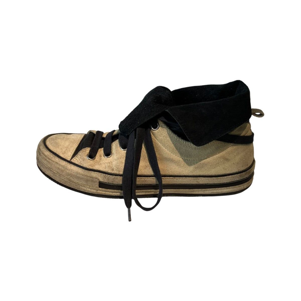 ANN DEMEULEMEESTER SUEDEスニーカー 古着・中古-2枚目のアイテム画像