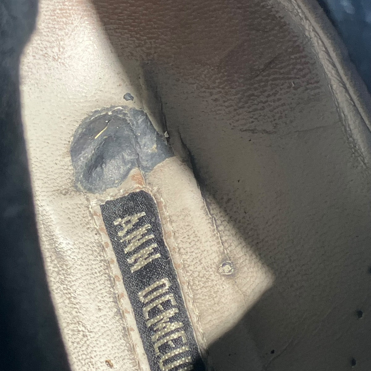 ANN DEMEULEMEESTER SUEDEスニーカー 古着・中古-8枚目のアイテム画像