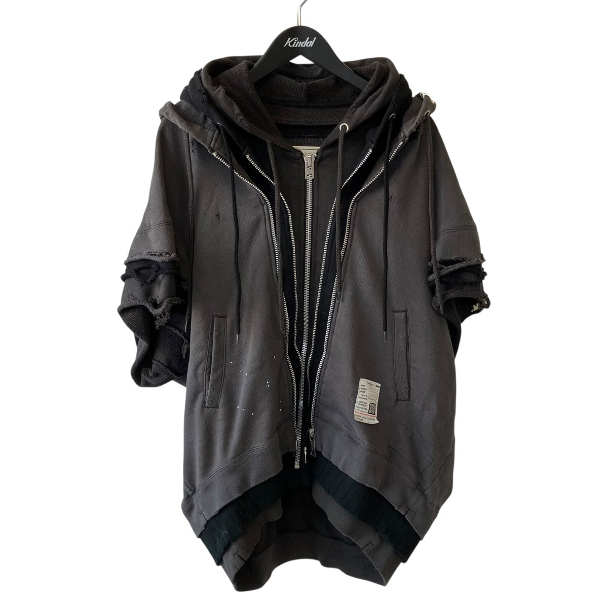 TRIPLE LAYERED VESTノースリーブパーカーj16vt762